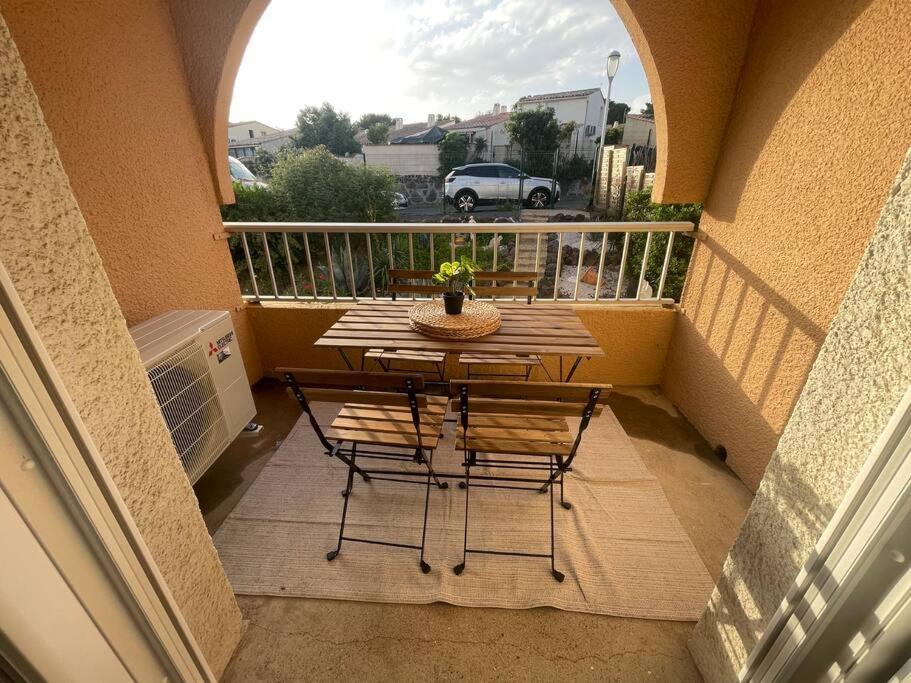 Appartement Cap D'Agde Dans Residence Avec Piscine Exterior foto